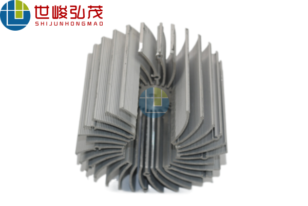 深加工太陽花鋁型材散熱器-3