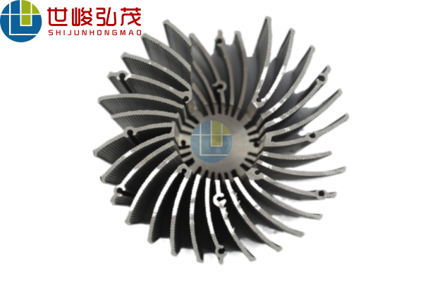 深加工太陽花鋁型材散熱器-3